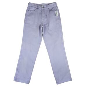 PacSun Mom Jean Purple Macaroon Women's 26 Rigid Denim High Rise Tapered Leg